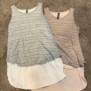 Lot of high low tanks